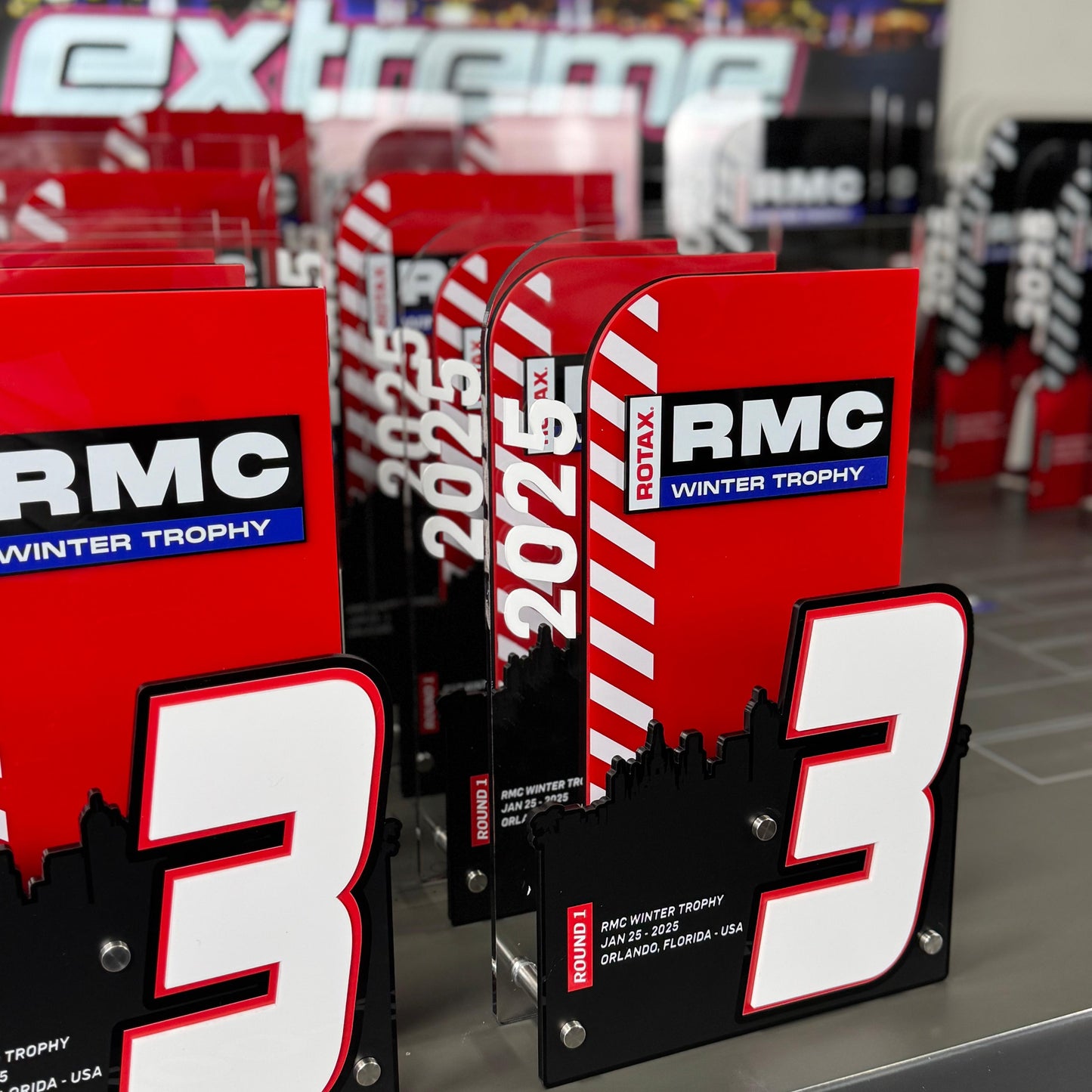 3D CUSTOM ACRYLIC TROPHIES
