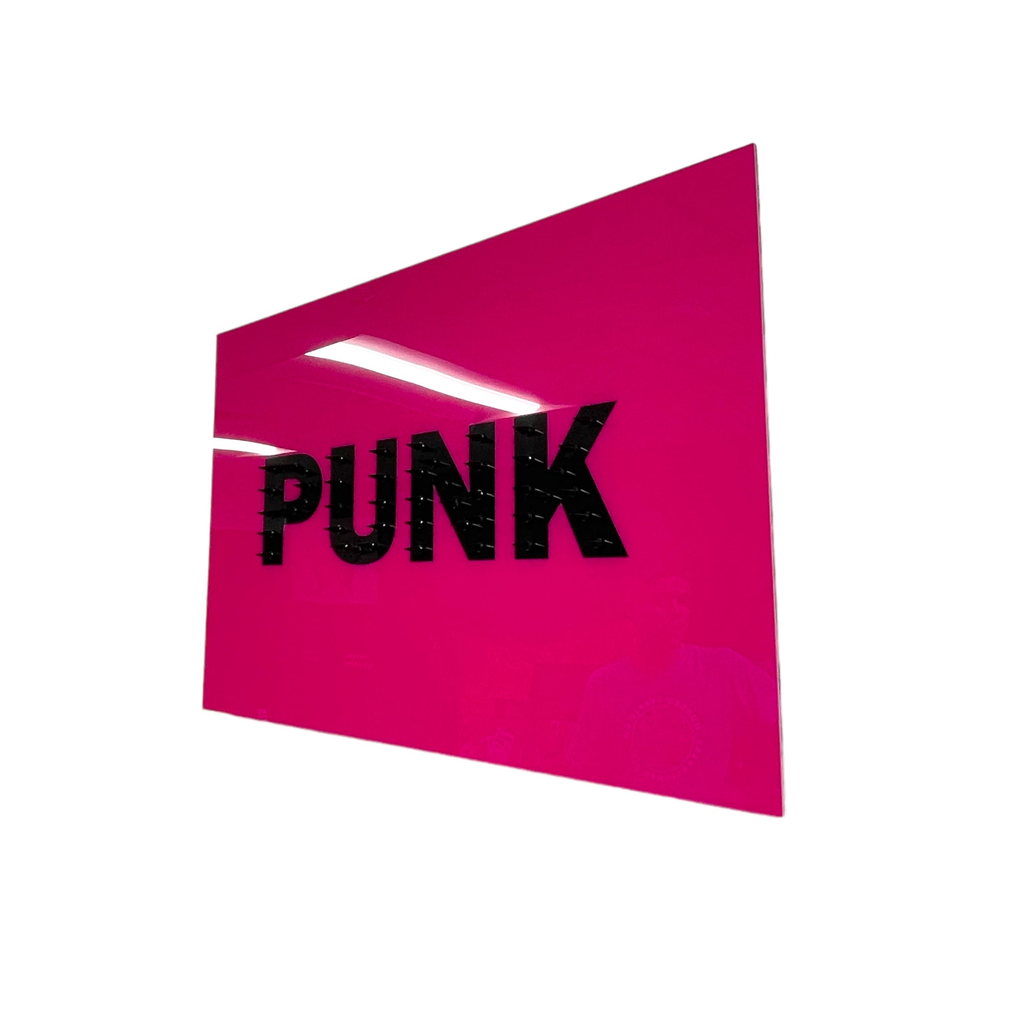 PUNK PINK STUDS CREATIVE ACRYLIC FRAME 20x30